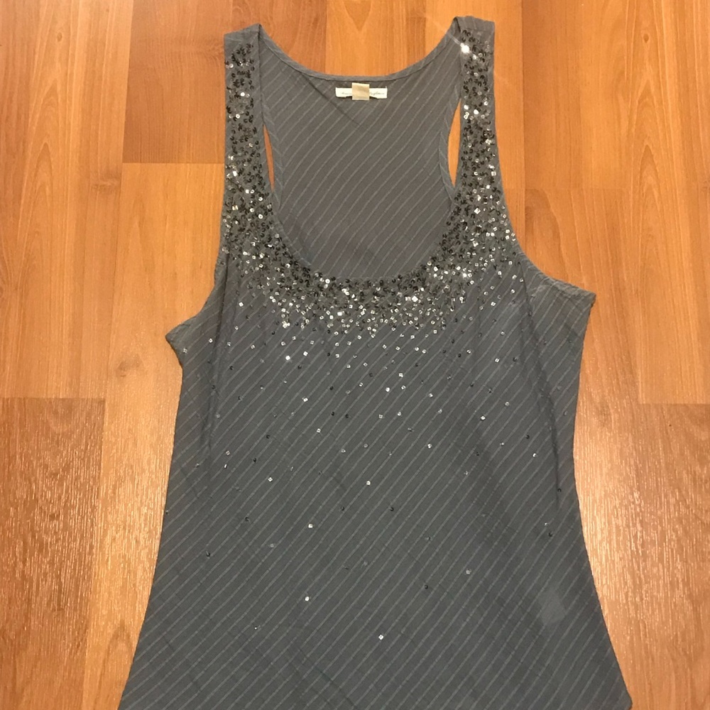 Sequin Collar Tank